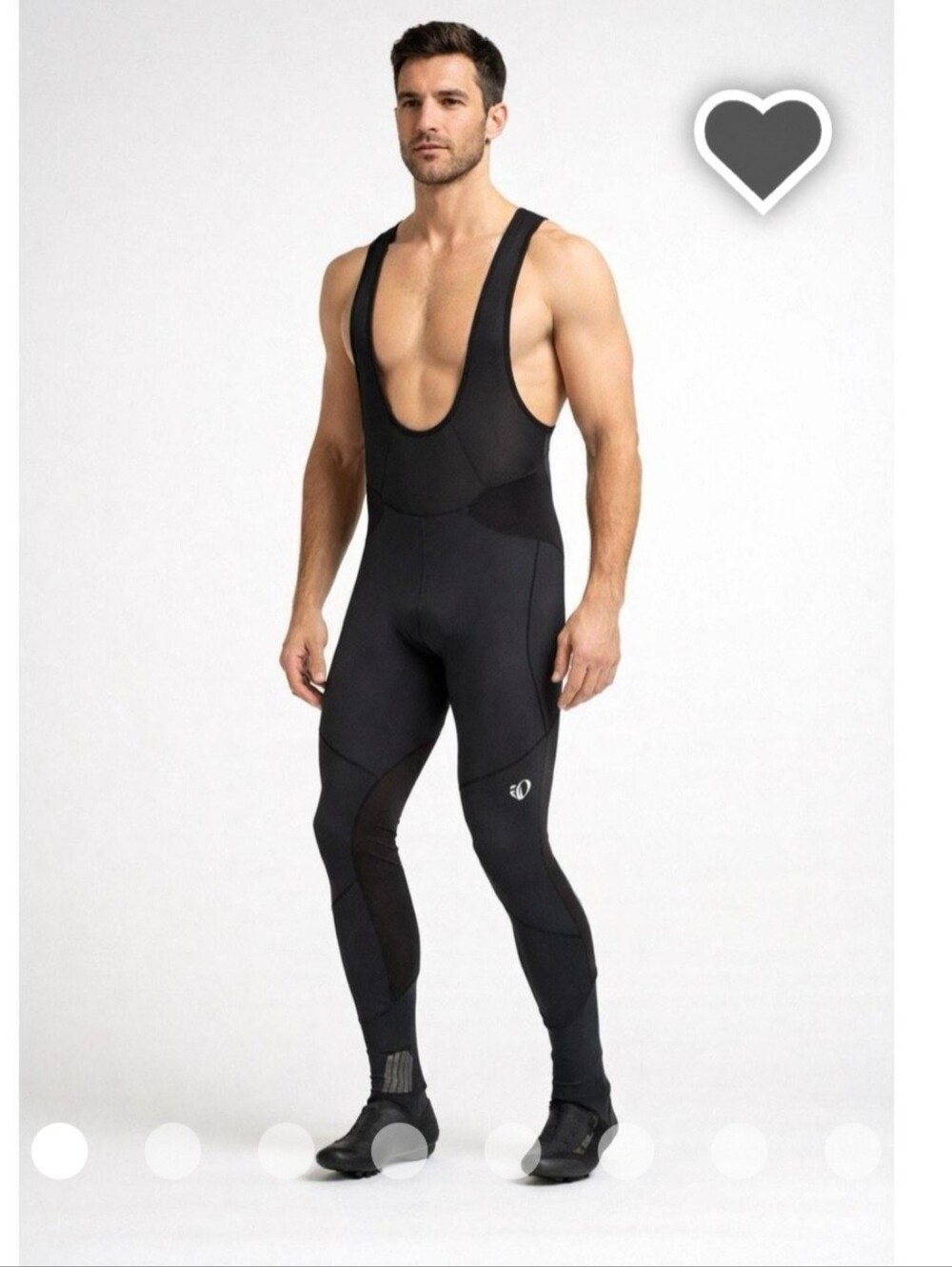 Pearl Izumi Elite Bib Cycling Tights Padded Fleece Lined Black Mens XL